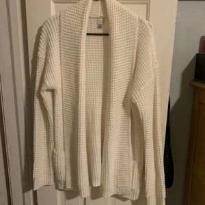 White Knit Cardigan